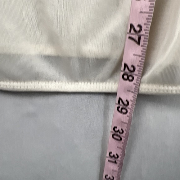 Maurices Lace Top Womens XL Sheer Ivory Fairy Blouse Boho Feminine Romantic - Picture 8 of 13